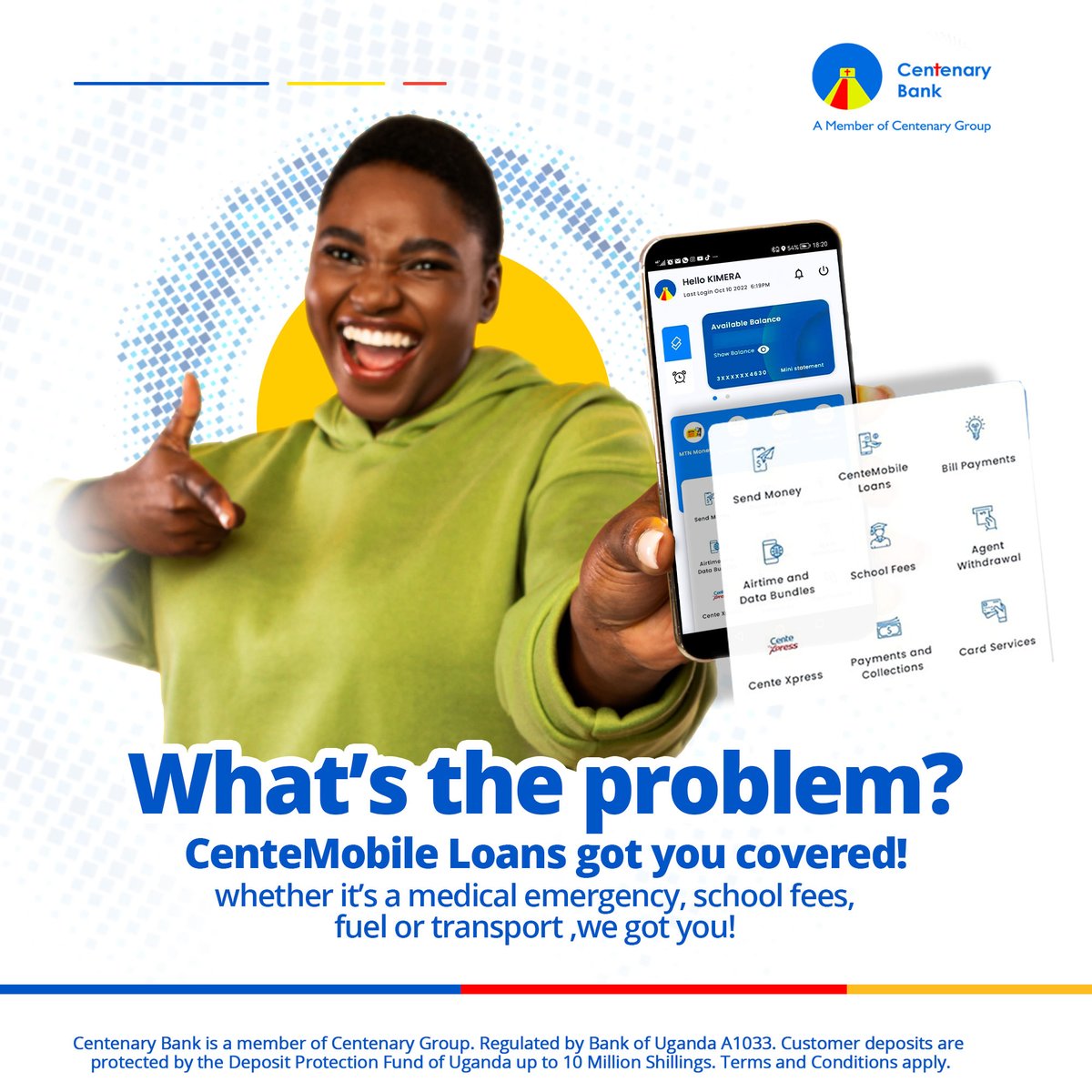 Life's unexpected expenses? No problem! With our Cente Mobile Loan, you can get the financial assistance you need, anytime, anywhere. Apply today and enjoy a peace of mind. #CenteMobileLoan #FinancialSupport Links Android: bit.ly/3DAeLSTIOS: apple.co/3zIvAKn