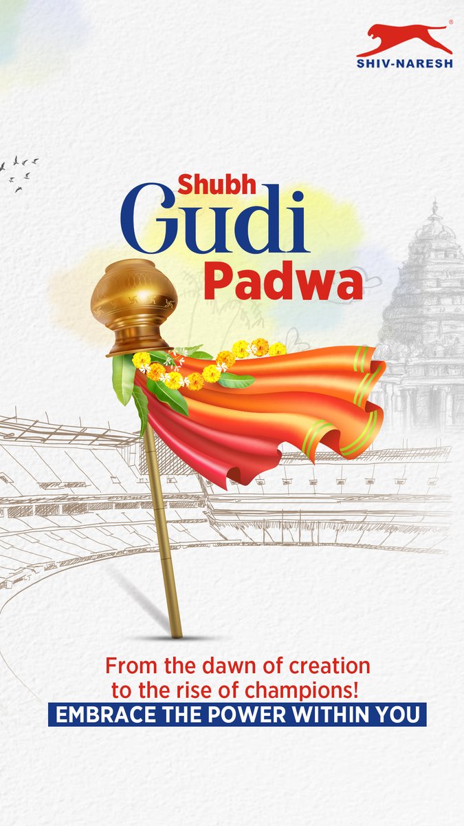 This Gudi Padwa, unleash your champion spirit with Shiv-Naresh! 💪🎉 

#GudiPadwa #HinduNewYear #HinduNavVarsh #ShivNaresh #BharatKaBrand #MarathiNewYear