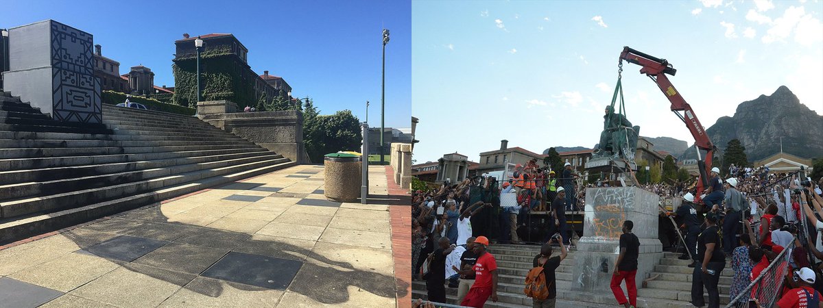 RHODES MUST FALL

Today  (9 April) marks 9 Years since the statue of the colonialist par excellence, Cecil John Rhodes was taken off its plinth at the University of Cape Town (UCT) because of the pressure that was exerted by the Rhodes Must Fall Movement.

#RhodesMustFall