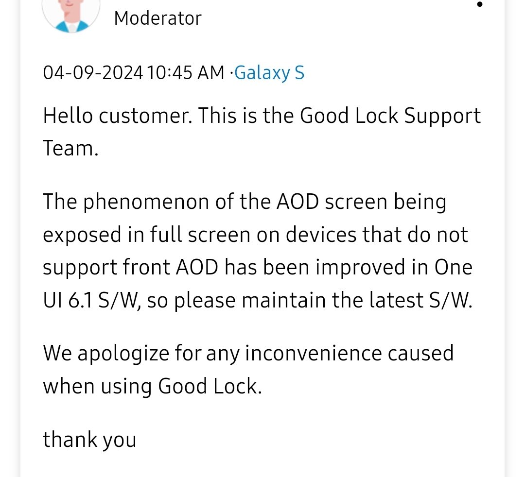 Galaxy S22 users, rejoice!

A moderator reply hints that the One UI 6.1 update for the Galaxy S22 series is releasing very soon 👀

RT if you are excited! 😉

#OneUI #OneUI6 #GalaxyS22 #GalaxyA54 #GalaxyZ #GalaxyS24 #GalaxyZFold4 #Samsung