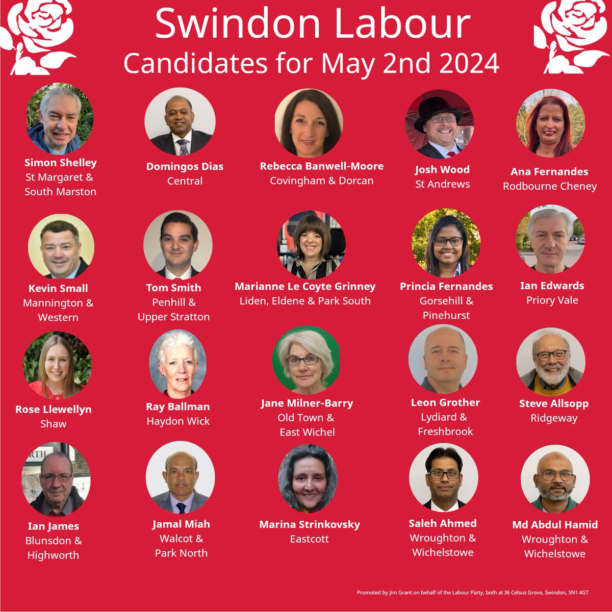 We have a fantastic group of candidates in the upcoming elections - find out more about them here! swindonlabour.org/candidates/