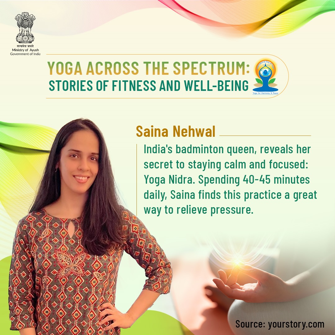 Saina Nehwal's endorsement of Yoga Nidra as a tool for maintaining calm and focus offers a valuable lesson in the power of holistic practices for mental well-being. Her commitment to this practice highlights the importance of mindfulness techniques in high-pressure environments.