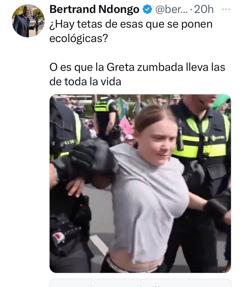 Esta cuenta no puede ser real, tiene que ser una parodia.