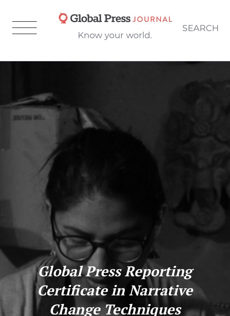 I’m absolutely thrilled and grateful for the opportunity to join the Global Press Reporting Certificate Program. Honored for the opportunity to learn and grow in this pioneering initiative. #Globalpress