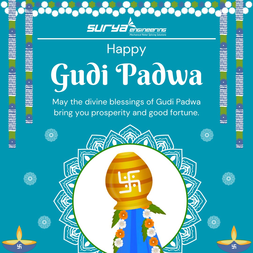'Happy Gudi Padwa from @suryaengineers7 to all ! May this auspicious occasion bring you prosperity, joy, and success. 🎊 #GudiPadwa #NewBeginnings'
.
.
.
#suryaengineering #constructioncompany #Construction #lodha #jpinfra #manufacturer #Mumbai #miraroad #GudiPadwa2024