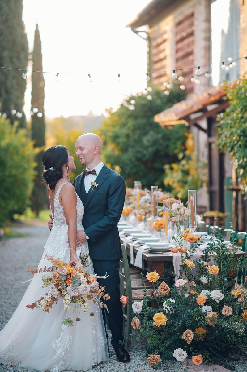 New Boho Blog: Thomas and Lai’s Autumn Wedding in Tuscany with Accents of Pomegranate and Terracotta by Love Folio Photography buff.ly/3sev0mw