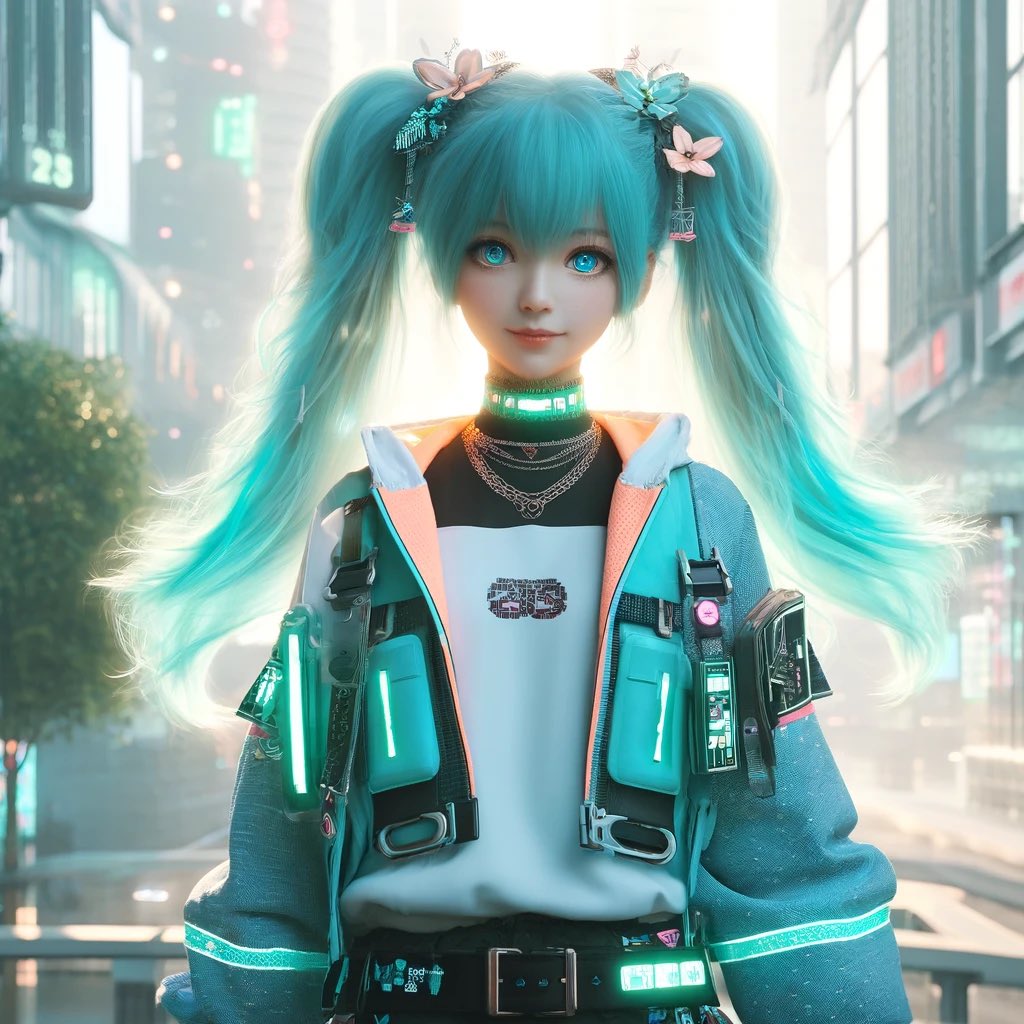AsianCyberGals's tweet photo. cyberpunk girl like Hatsune Miku https://t.co/WArhBT8lG4