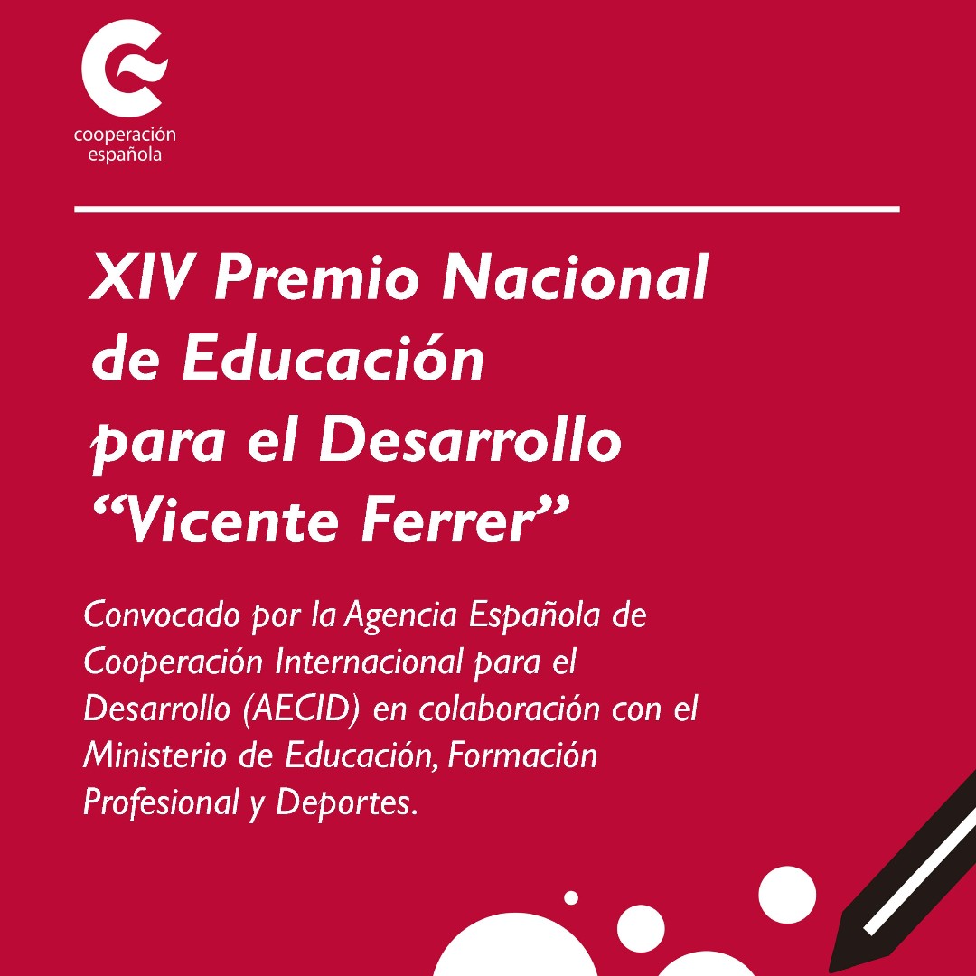 📣🔴 XIV Premio Nacional de Educación para el Desarrollo Vicente Ferrer ¡Abierto el plazo de presentación de candidaturas!🌎🚜🎒 📆Hasta el 23 de abril 💪🏽¡Anímate a participar!🌻 👉ow.ly/uyIe50R35TH @AECID_es