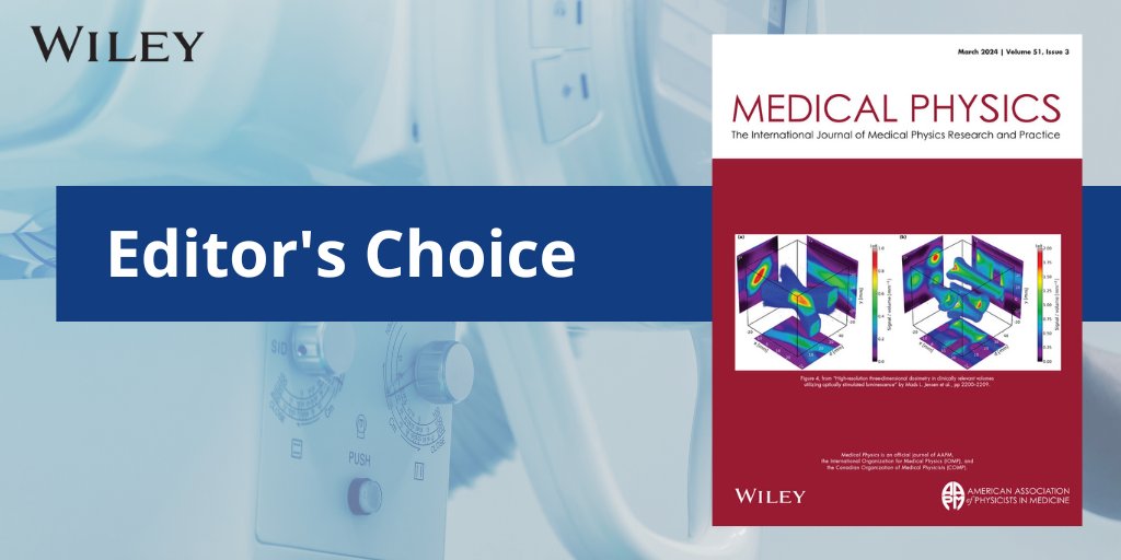Read now: Development of physiologically-informed computational coronary artery plaques for use in virtual imaging trials (by William P. Segars et al.), a #FreeToRead Editor's Choice article from #MedicalPhysics and @aapmHQ.

ow.ly/jvbk50R3stU