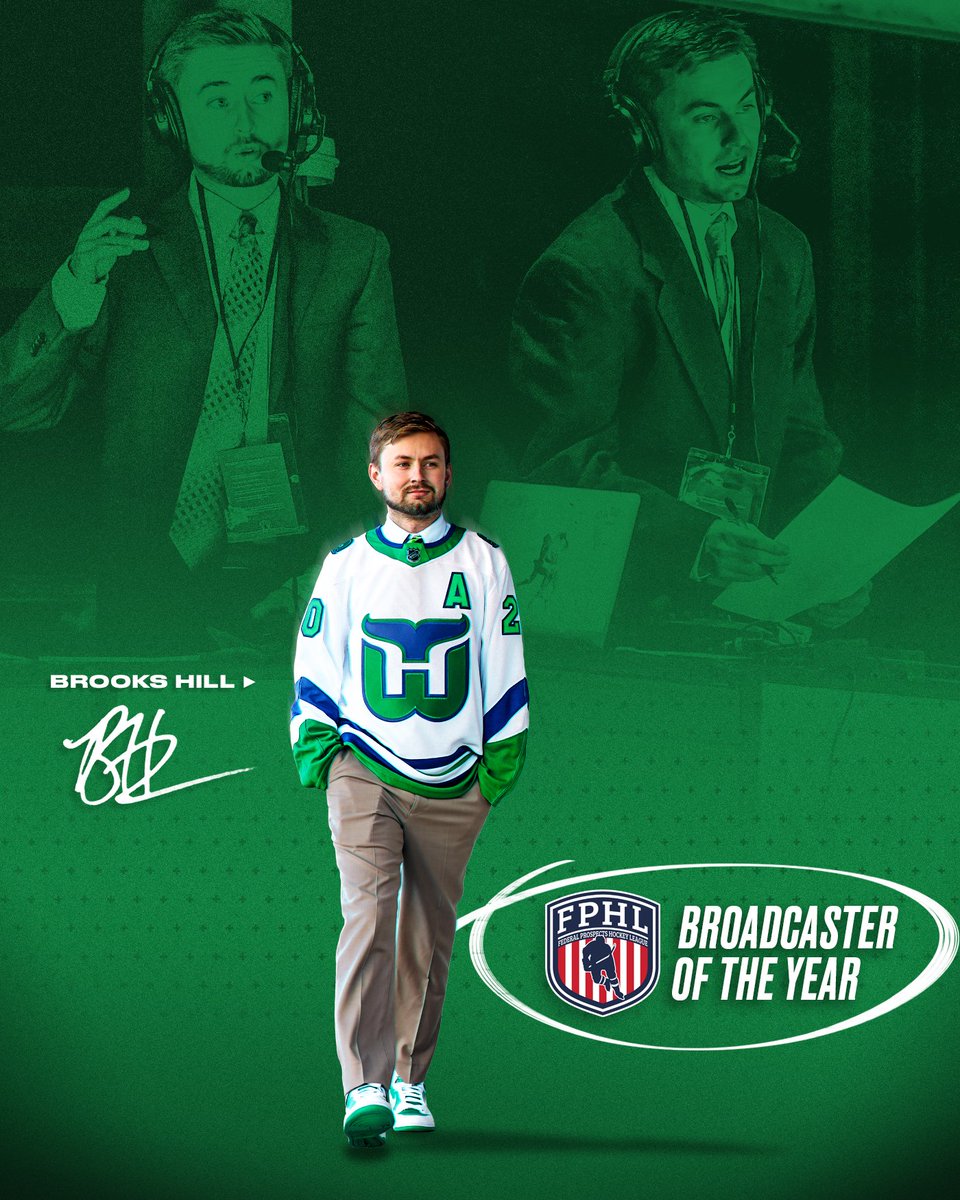 We'd like to congratulate Brooks Hill on being named the 2023-24 FPHL Broadcaster of the Year!
#YourCityYourTeam