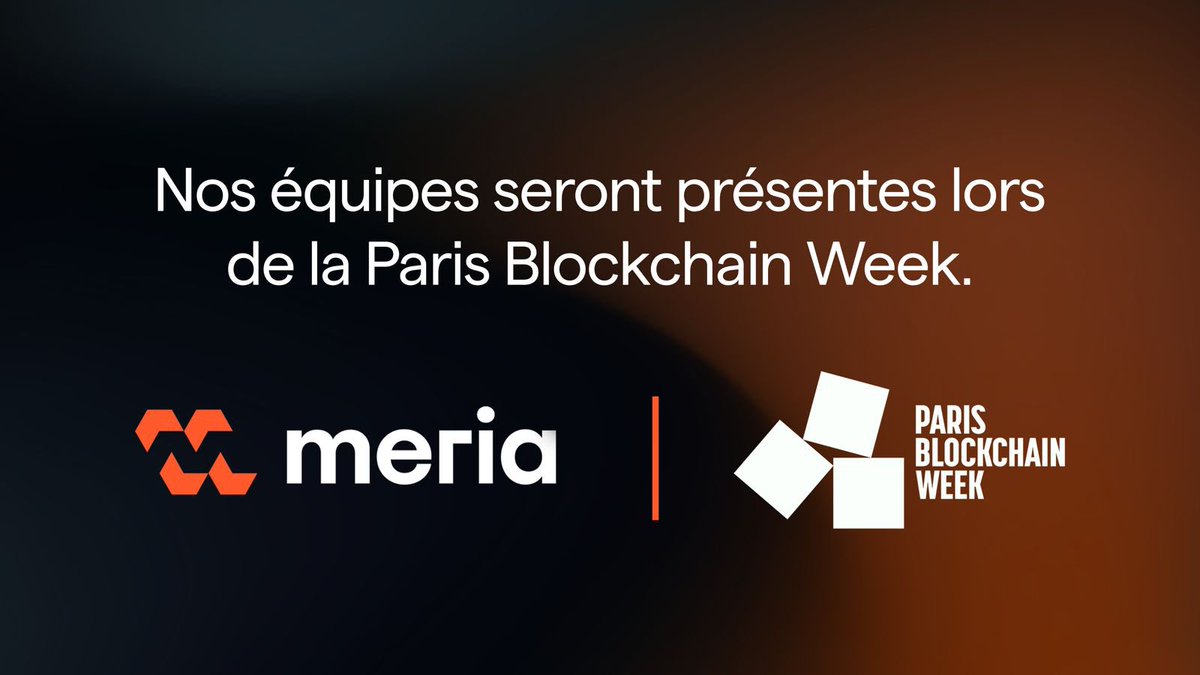 🤝Nos équipes seront présentes à la @ParisBlockWeek à Paris. Cet événement est pour nous une occasion de participer au développement de l’écosystème #crypto en France avec les acteurs internationaux présents sur place. 🔗Nous assisterons également aux nombreux side évents. Au