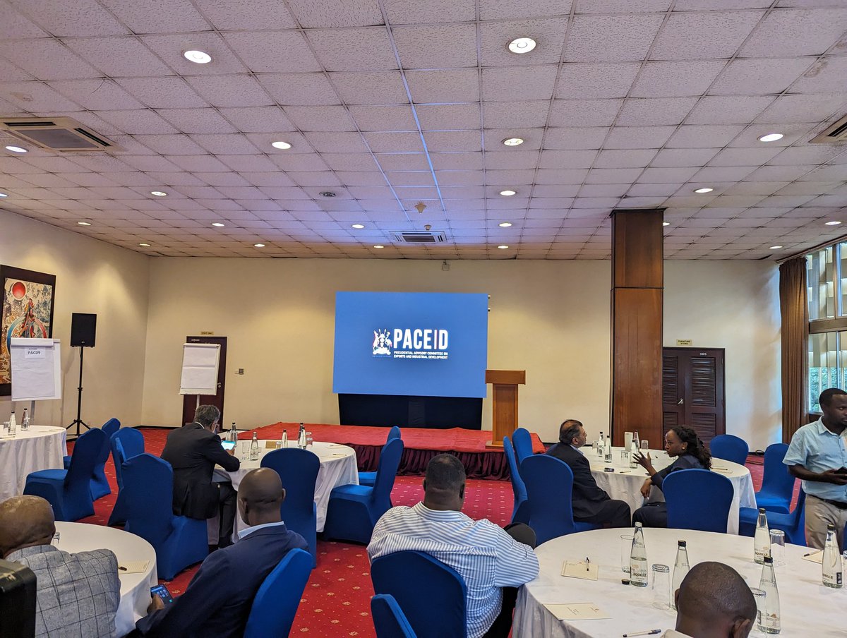 HAPPENING NOW: PACEID is launching its Annual Report, which highlights the committee's interventions aimed at growing Uganda's exports & generating increased export revenue, with a target of $6B by 2028. @paceidug is engaging stakeholders from the @GovUganda & private sector.
