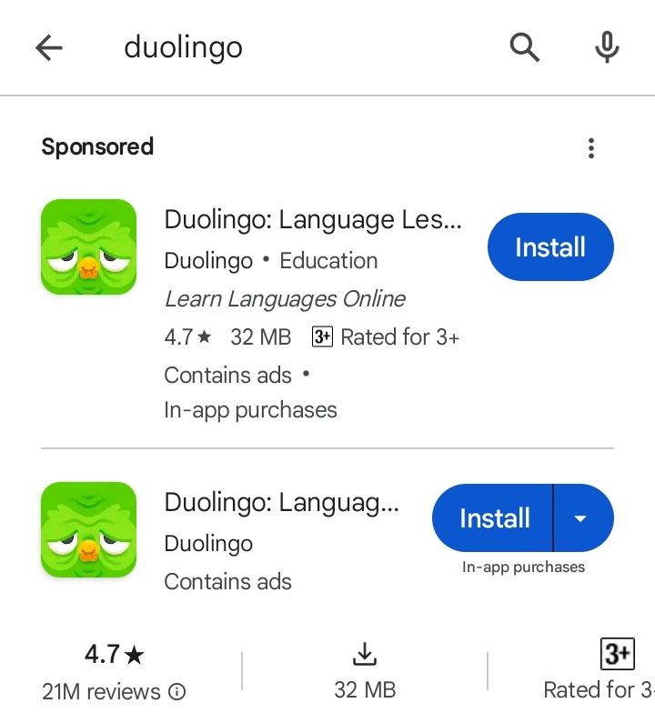 Is the Duolingo owl okay, he doesn't look so good