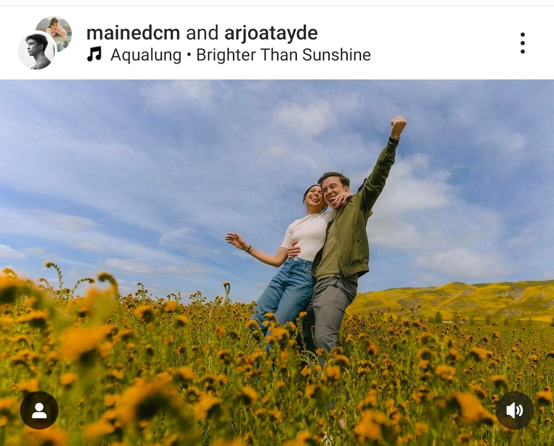 Love- love ArMaine 🥰🥰🥰

#ArjoAtayde   @AtaydeArjo
#MaineMendoza   @mainedcm 

Maine's IG post