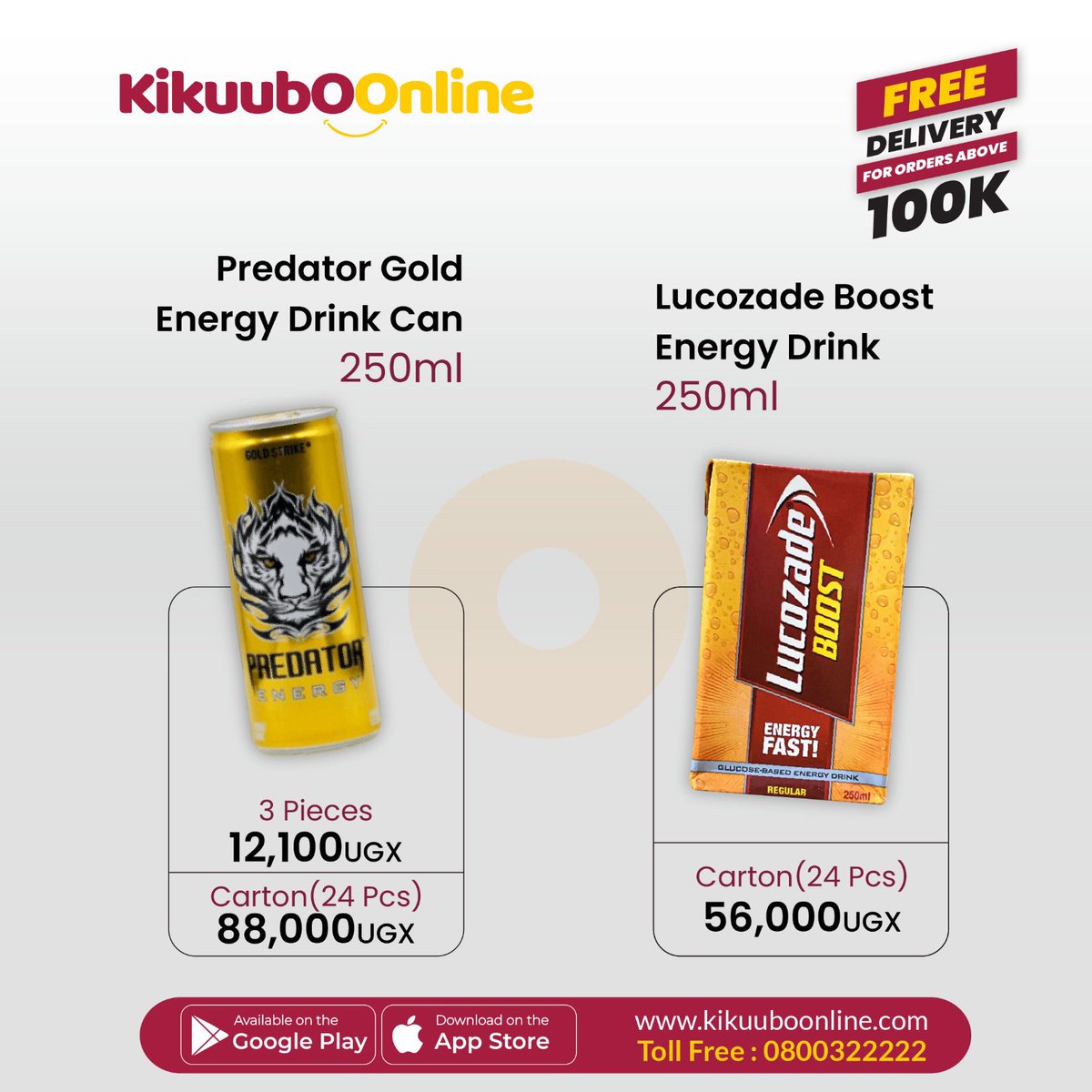 Fuel your day with a bust of energy.
 #discount #freedelivery