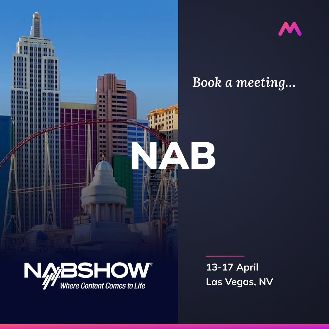 This time next week we'll be in Las Vegas for NAB. So put down your chips and join us for a chat about: 🔗 Fan loyalty 🏆 Fun gamification formats 🌎 Global sponsorship activations ⏩ OTT acquisition 🔎 Utilising data to find out more about your fans hubs.ly/Q02s74l00