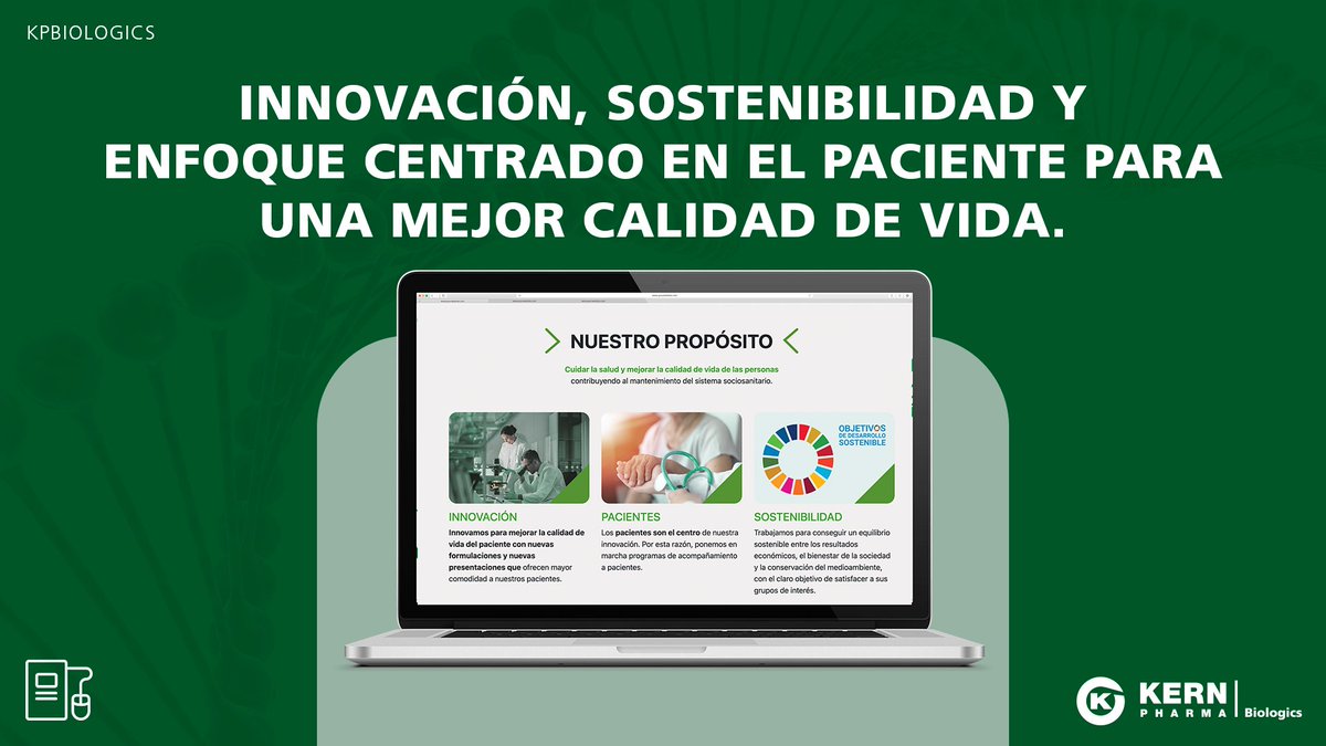 En Kern Pharma Biologics nos comprometemos a contribuir al sistema sociosanitario a través de la innovación, poniendo a los pacientes en el centro de nuestro trabajo y promoviendo la sostenibilidad. Descubre nuestra labor: bit.ly/492Zclp