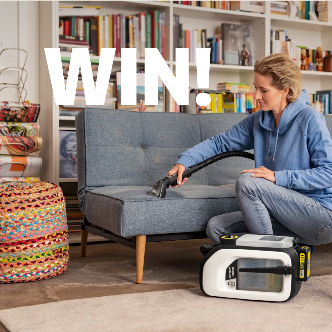 Here's a chance to win a Kärcher Cordless SE Compact Spot Cleaner (worth £249.99)! 🎁✨ 🎯To enter the giveaway: 💬Tag a friend* *Tag one friend per entry but enter as many times as you like Competition ends 30th April 2024 23:59PM. Full T&Cs apply: bit.ly/KarcherTCs