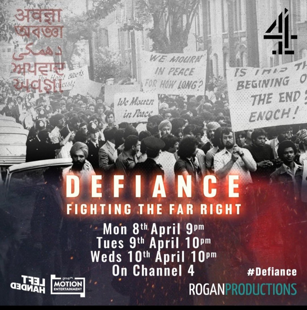 Sacrifices our settling parents, made. #defiance a must watch - makes you proud, angry and defiant. There are 1000s of these stories that need to be heard, TV channels, theatre and radio need to wake up and give platforms to these creatives.