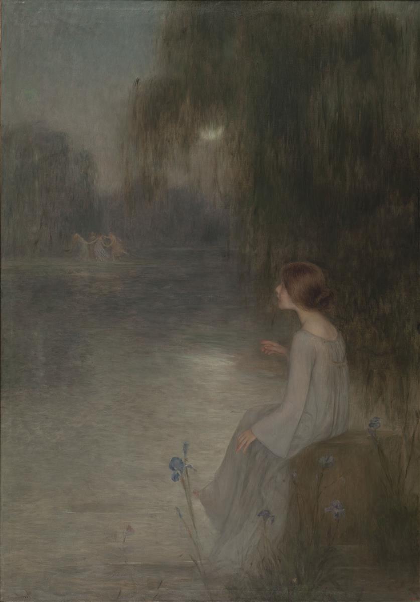 Dream painted by Joan Brull (1863 - 1912)