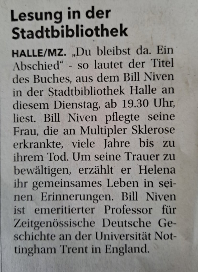 From today’s @mzwebde. First reading. I couldn’t sleep. Felt vulnerable. To talk about the hardest period in my life is a challenge. But it is one I to face. If I can share anything that helps others in parallel situations, even just one other, it will all have been worth it.