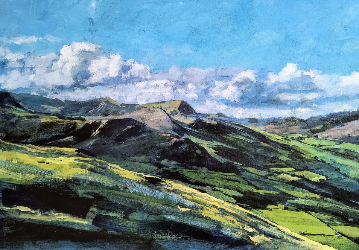 Newlands Valley 40 x 30'
#art #painting #cumbria #contemporaryart #contemporarylandscape #landscapepainting #lakedistrict #fylingdalesgroupofartists #newlandsvalley