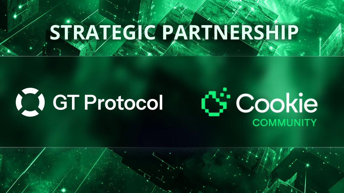 Introducing GT Protocol's new partner - @Cookie3_com 🍪 Cookie3 is the first MarketingFi protocol with AI Data Layer for users, creators, and businesses. This partnership opens new possibilities for our community and enhances our AI tech with innovative marketing solutions 🤖…