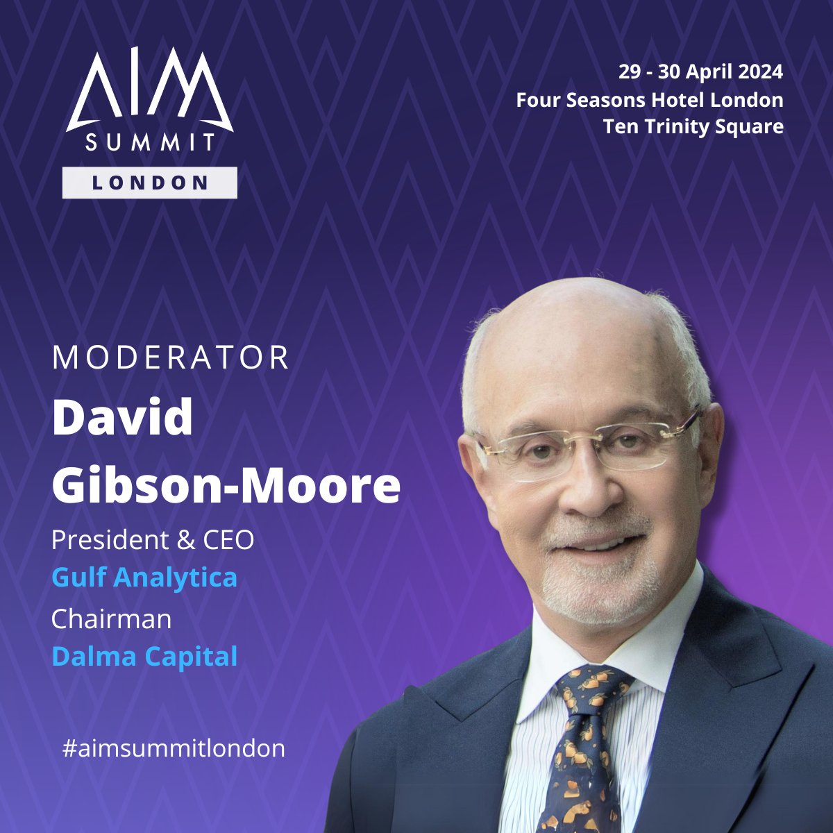 David Gibson-Moore will lead discussions on a few key topics at AIM Summit London. He is also the Chairperson of exclusive private roundtable sessions with Nassim Nicholas Taleb and Olivier Blanchard. Apply to attend here: lnkd.in/dhfhM87e