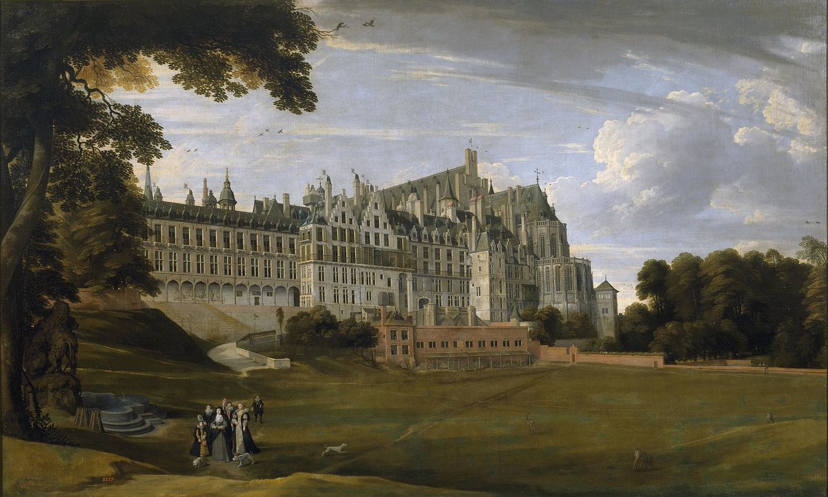 No surprise of course there are references to Emperor Charles V dotted around the current Royal Palace in Brussels as it was built on the site of another - massive - palace that burnt down in 1731. In the Coudenberg Palace Charles V spent much of his time.