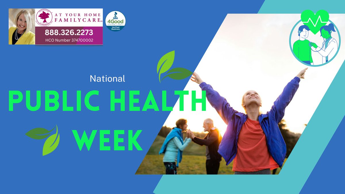 Public health and public safety is Job #1. Without it nothing else comes close to mattering.

#PublicHealthWeek #atyourhomefamilycare #LaurieEdwardsTate #HealthyLiving #livingyourbestlife