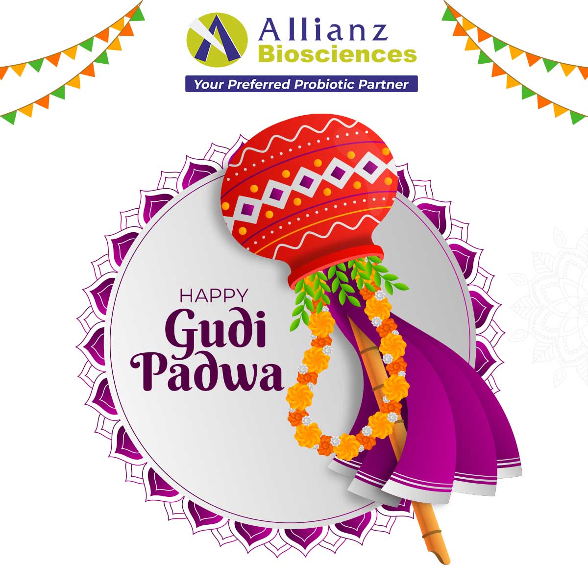 🌟 Happy Gudi Padwa from Company C! 🎉 May this auspicious occasion bring prosperity, joy, and success to you and your loved ones. Here's to new beginnings and endless opportunities ahead! #GudiPadwa #NewBeginnings #Prosperity #Joy #CompanyC #Celebration 🌸#abpl