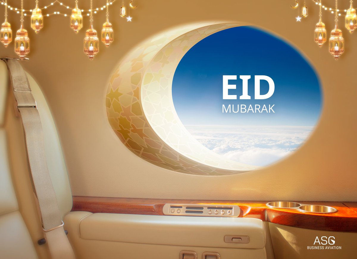 ✈️🌙 “ASG Business Aviation” müsəlmanları Ramazan bayramı münasibətilə təbrik edir! ✈️🌙 Eid Mubarak to all Muslims from 'ASG Business Aviation'!