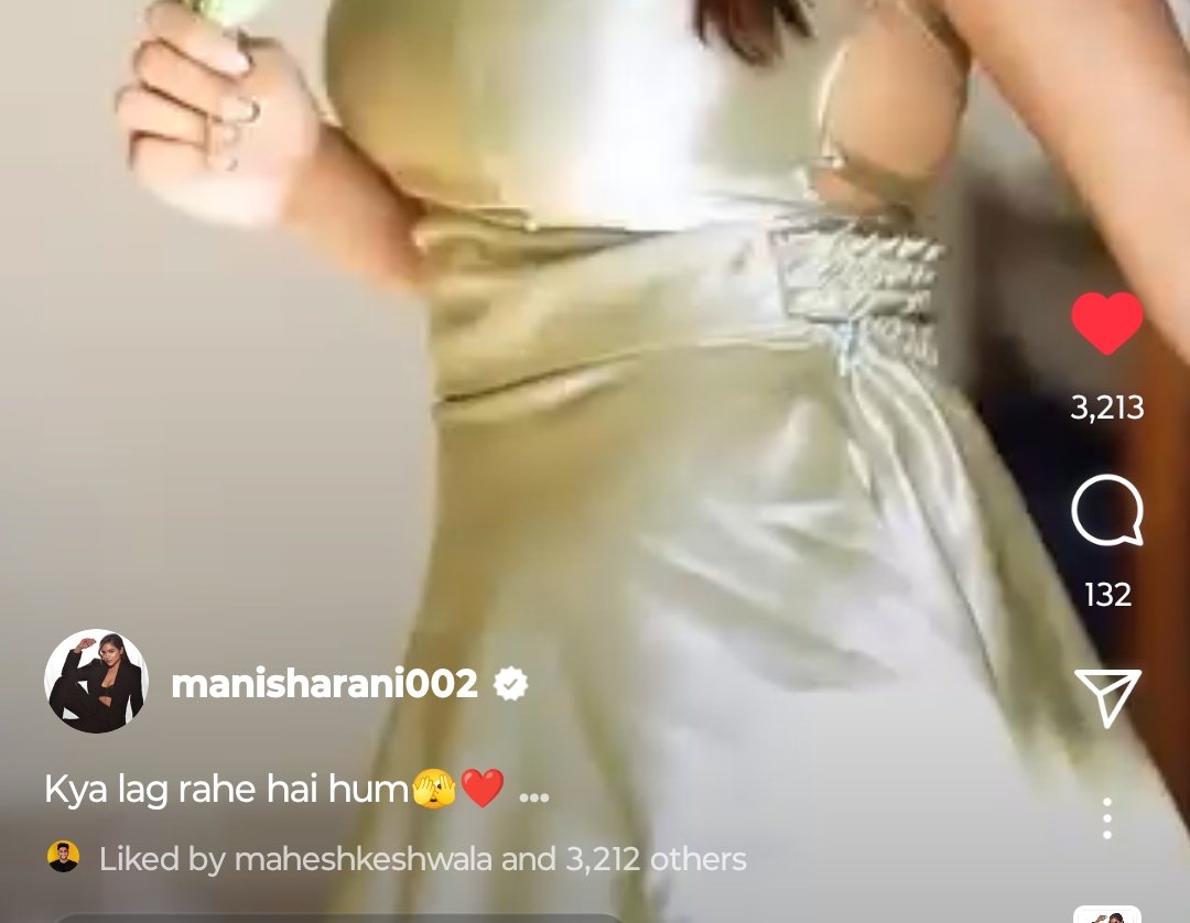 Vibheeshan_'s tweet photo. Iye toh 10 hi second mai like kardiya 

#ManishaSquad #ManishaRani https://t.co/fC1fSI6UiF