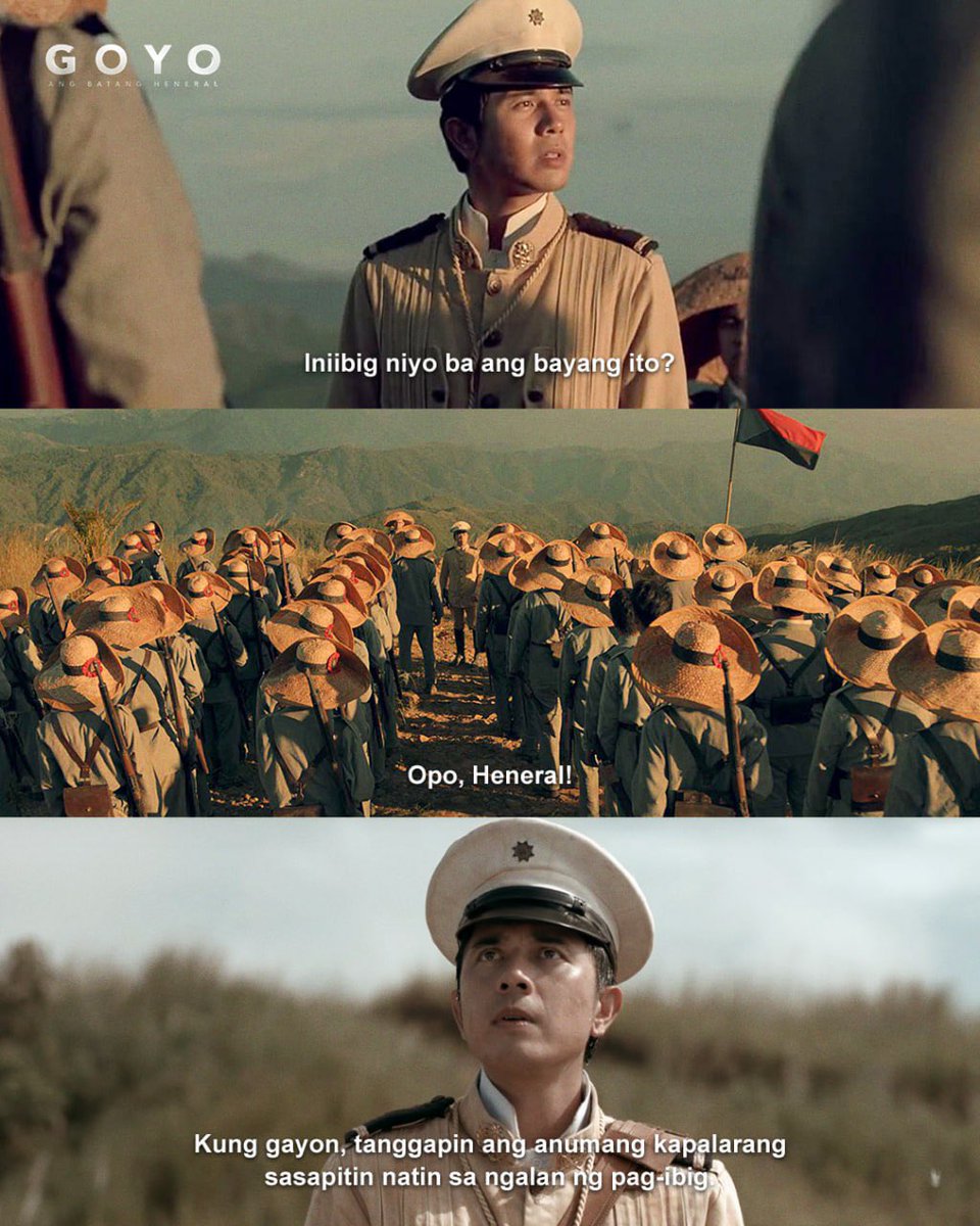 Filipinos never fall, we battle with honor. ✨ #GOYO #ArawNgKagitingan 🇵🇭