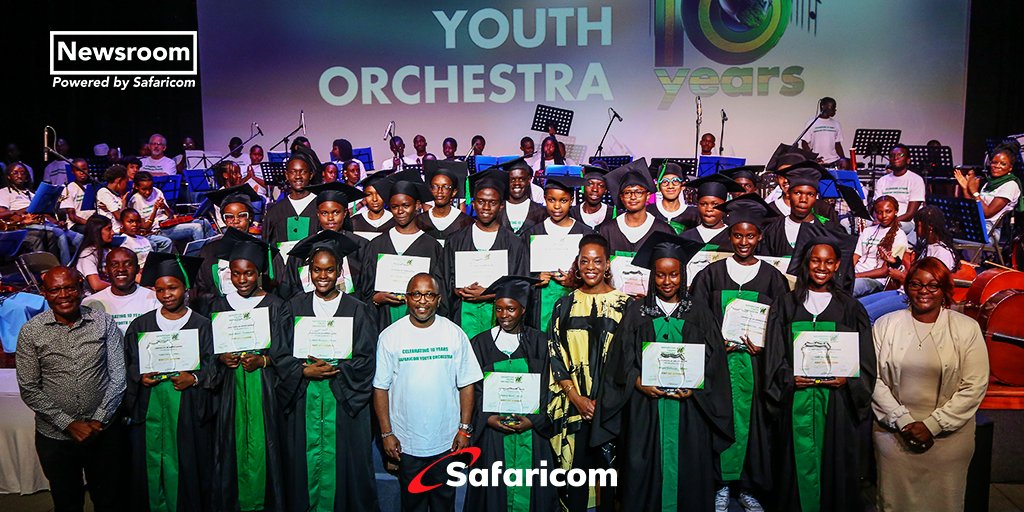 Join us in celebrating this journey of talent, unity, and innovation as they celebrate their 10th Anniversary. Read the full story here: bit.ly/10-years-of-sa… #SafaricomNews #SYOat10Years #SafaricomYouthOrchestra