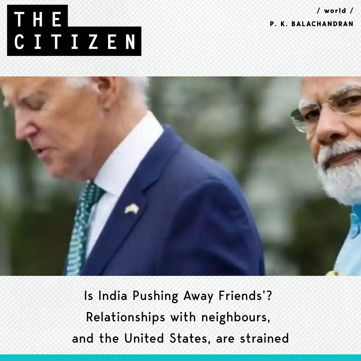 India’s neighbouring countries are apprehensive, its relations with the US under strain after Narendra Modi reopens Katchatheevu issue. @pkbchandran writes: Read the full report here: tinyurl.com/yc4as2y9 @USAmbIndia @USAndIndia @MEAIndia #INDIANUSA #Katchatheevu