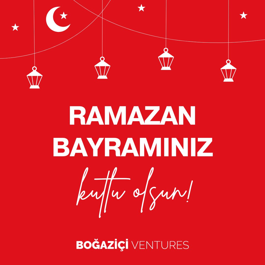 ✨ Mutlu Bayramlar! Sevdikleriniz ile birlikte nice beraber mutlu bayramlara! 🌙 #BoğaziçiVentures #BVPortföy #RamazanBayramı