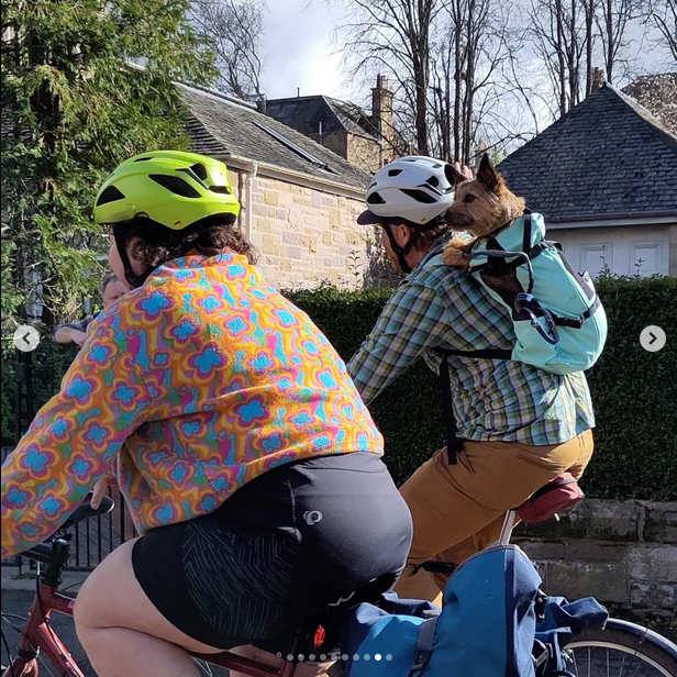 Everyone is welcome on Edinburgh Critical Mass rides! Including our canine friends (swipe to see our very very cute regulars) See yous Saturday 27th April, 2pm Middle Meadow Walk.