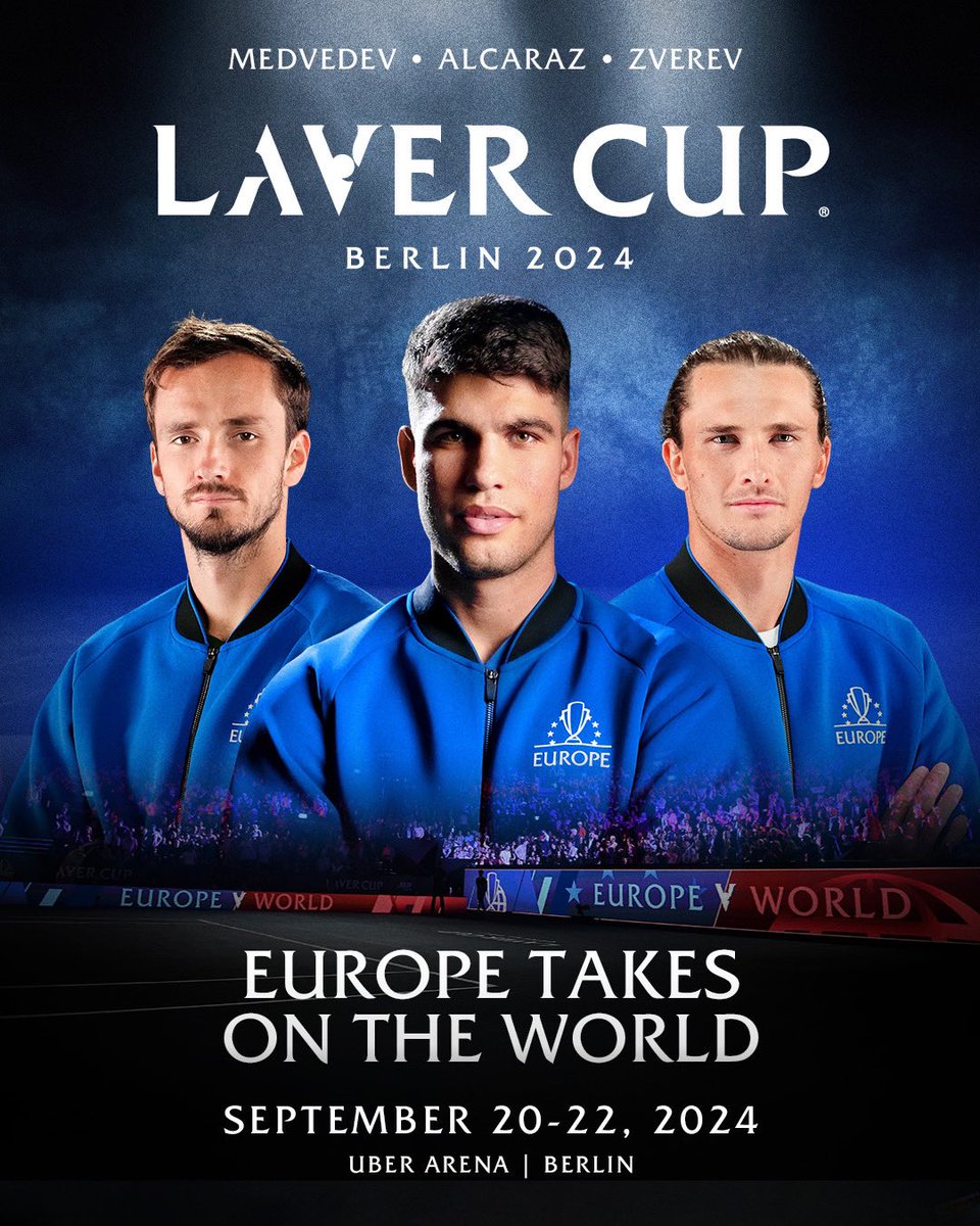 Announcing new ticket options and on-sale dates for Laver Cup Berlin 2024! Full Tournament Packages (all 5 sessions) — On Sale Now New Multi-Session Packages — April 17 Single-Session Tickets — May 17 For additional information and ticket options: lavercup.com/tickets