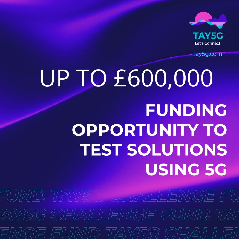 📢 This is a fantastic opportunity for organisations all across the UK to participate in the Tay5G Challenge Fund 2, with up to £600K to be allocated to innovative projects in the 5G arena. Find out more ➡ digitaldundee.com/tay5g/tay5g-ch…