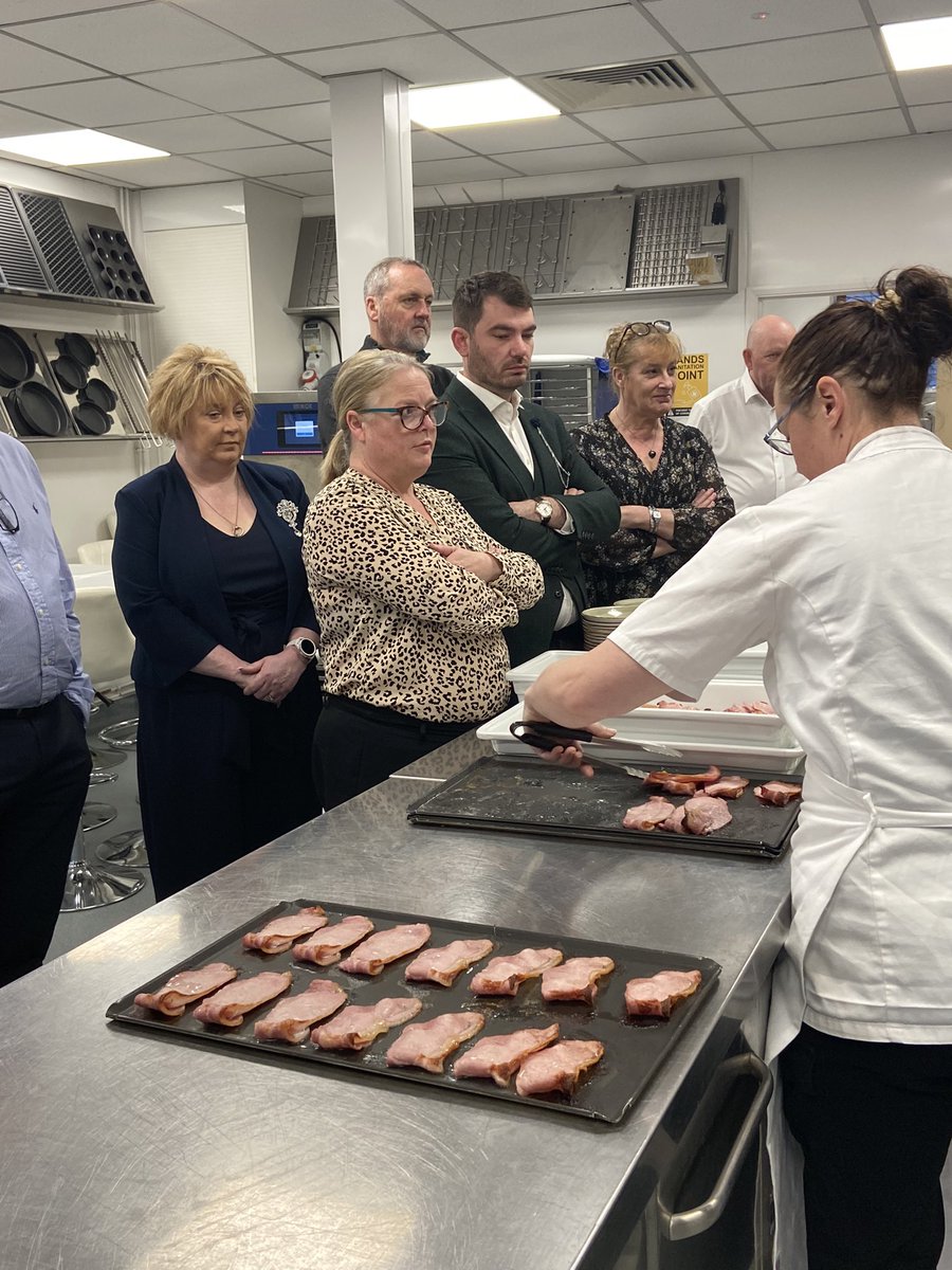 Early morning start for the @NACCCaterCare Executive meeting, kindly being hosted by @RATIONAL_AG. The team was treated to a Breakfast demo ahead of a full day itinerary. #carecatering #NACCExecBoard