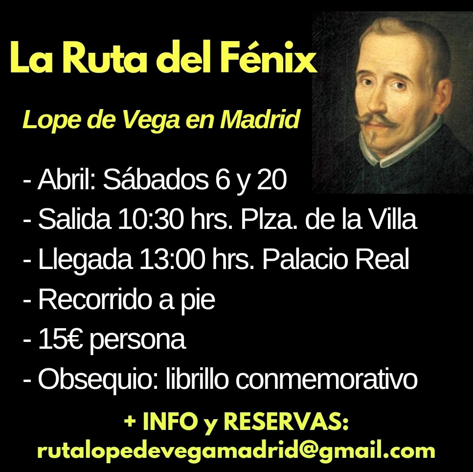 Abril y sus fechas en Ruta

#lopedevega @MiguelHdez__ 
@hernandianos @dioscurosedit