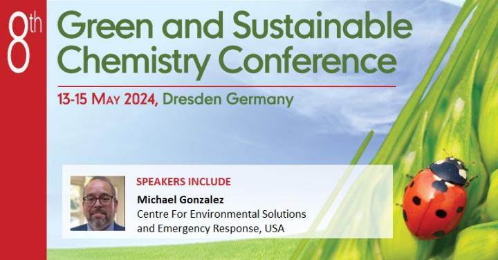 From green to sustainable chemistry and knowing that we are doing it correctly: Keynote lecture by Michael Gonzalez from the Centre For Environmental Solutions and Emergency Response at #greenchem2024. Register at spkl.io/60144vsby