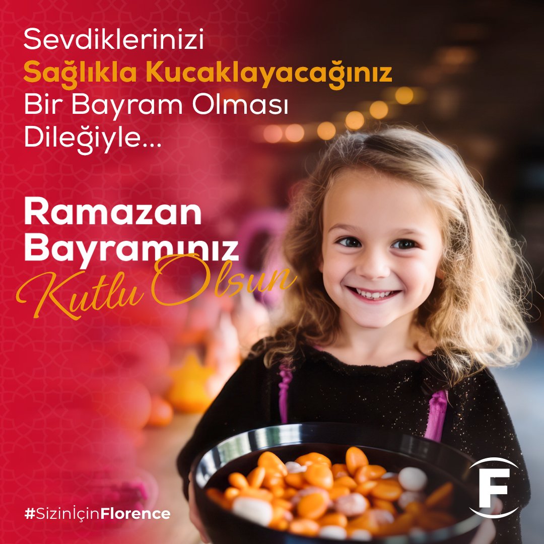 Sevdiklerinizi sağlıkla kucaklayacağınız bir bayram olsun!

#bayram #şekerbayramı #ramazanbayramı #mutlubayramlar #sevdiklerinlebayram #bayramsevinci #sağlık #siziniçinflorence #FlorenceNightingale