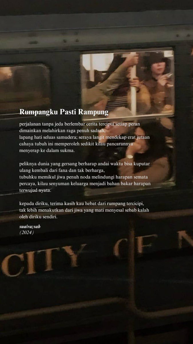 urekmazino___'s tweet photo. Aamiin paling serius, semoga segala rumpang berakhir rampung. https://t.co/BWmHRdVQ9l