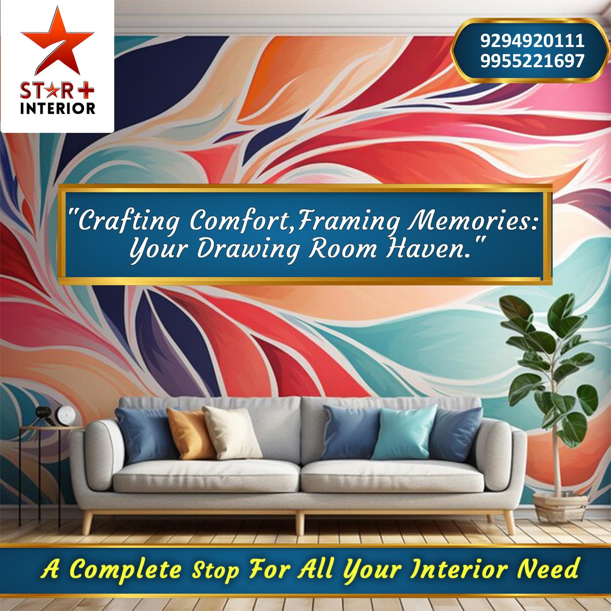 STAR PLUS INTERIOR

✨Transform your drawing room into a space of inspiration and elegance with StarPlus! 

#interiordesigntrends #interiordecorating #interiordesigner #homedecorideas #homestylingideas #latestdesigns #newlook #designidea #StarPlus #DrawingRoomDesign