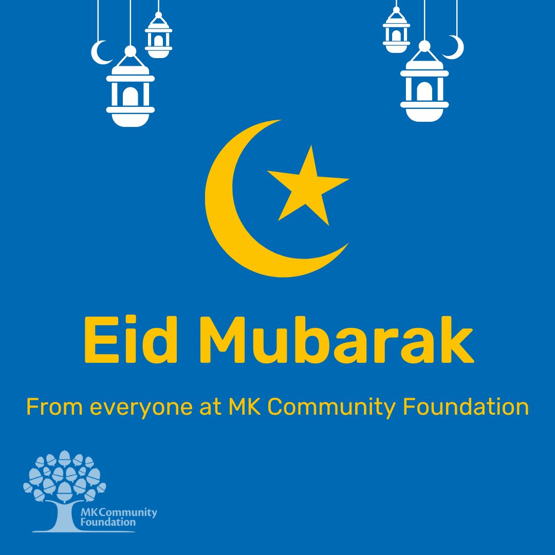 We'd like to wish our Muslim community a joyful Eid Mubarak! 🌟 May your celebrations be filled with happiness, love, and plenty of sweet treats💙 #Eid2024 #EidMubarak #MiltonKeynes