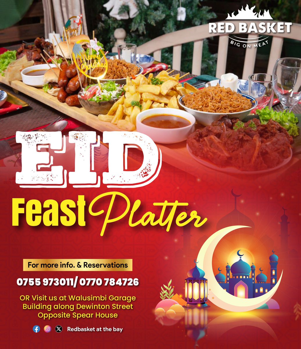 Dive into the perfection of Red Basket Edi Feast Platter: a vibrant feast for all>Taste the exquisite flavors presented by red basket. Elevate your dining experience today🌟 book your table now🐰