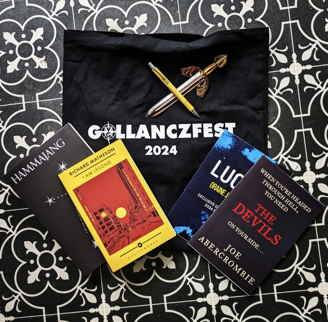 My goody bag from @gollancz arrived! So utterly chuffed to have won their giveaway, thank you! Now to wait patiently for #TheDevils...
