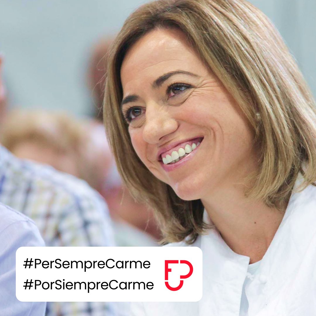 Tal día como hoy, hace 7 años, Carme Chacón falleció de manera repentina, a causa de su cardiopatía congénita, dejando una huella enorme en nuestros corazones ❤️‍🩹 

Siempre con nosotros 💫

#PerSempreCarme
#PorSiempreCarme